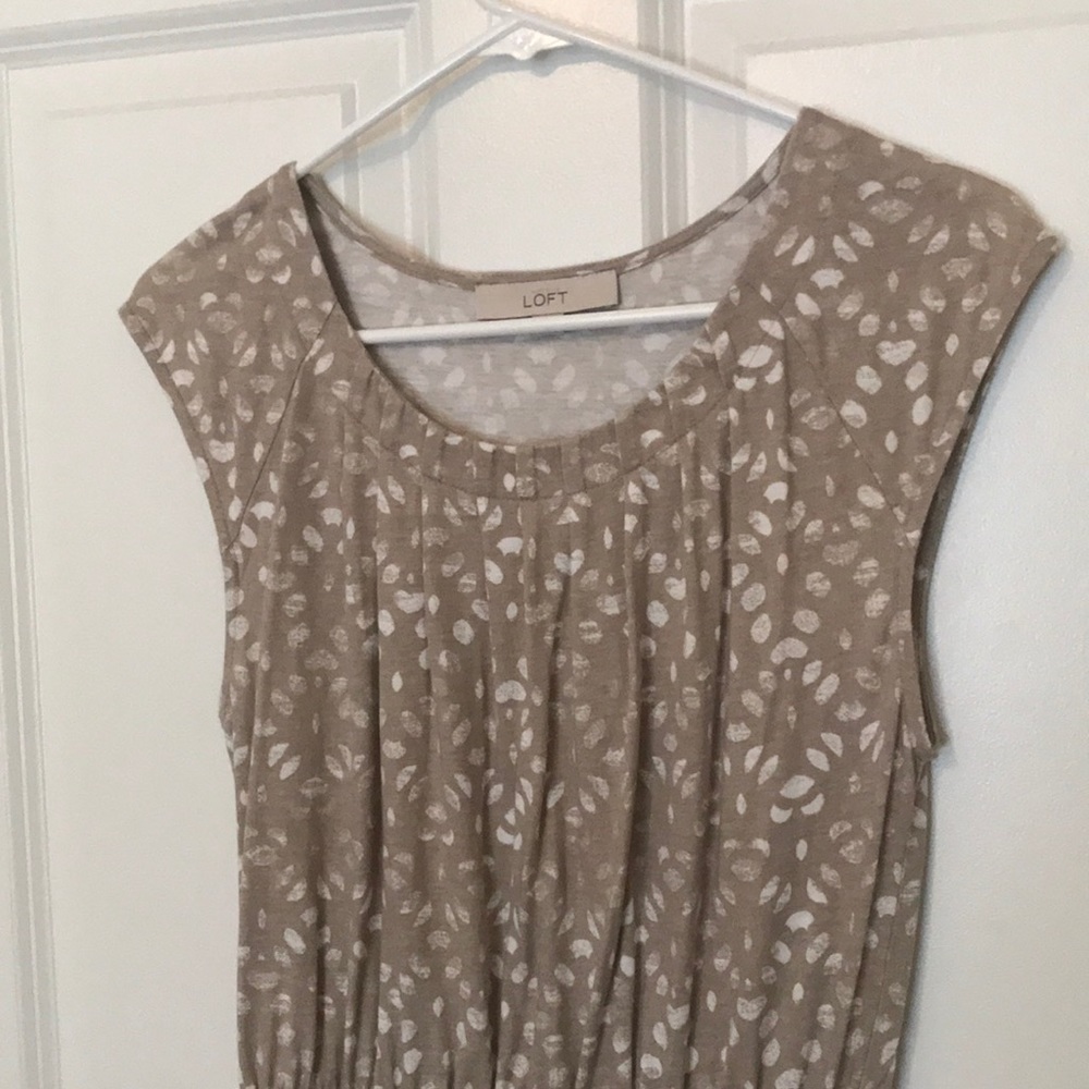 LOFT summer pattern dress
